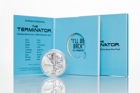 Limited Mintage Stardust Silver Terminator Round!