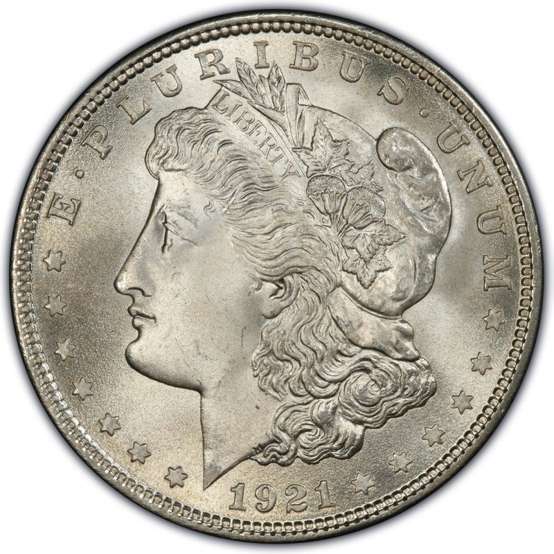 1 - Morgan Silver Dollar 1921 and Earlier Circulated at 's