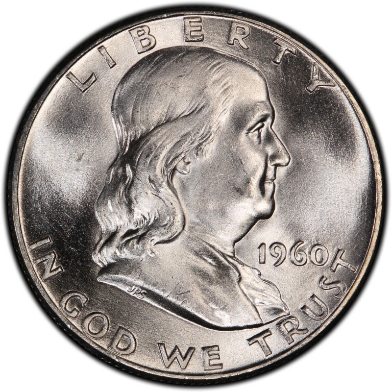 1960 Franklin Half Dollar Values and Prices Past Sales