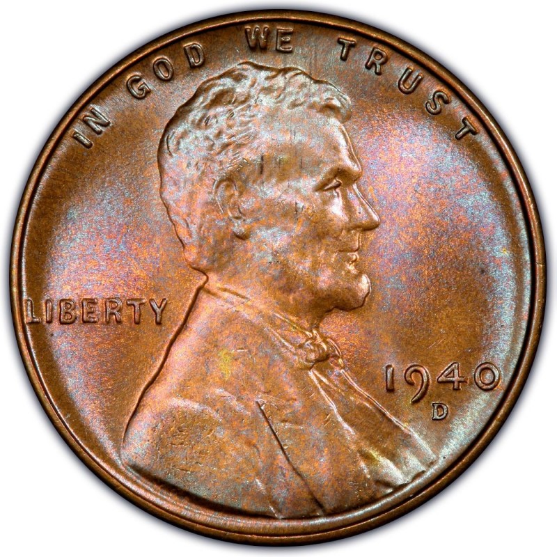 1940 Lincoln Wheat Pennies Values and Prices - Past Sales 