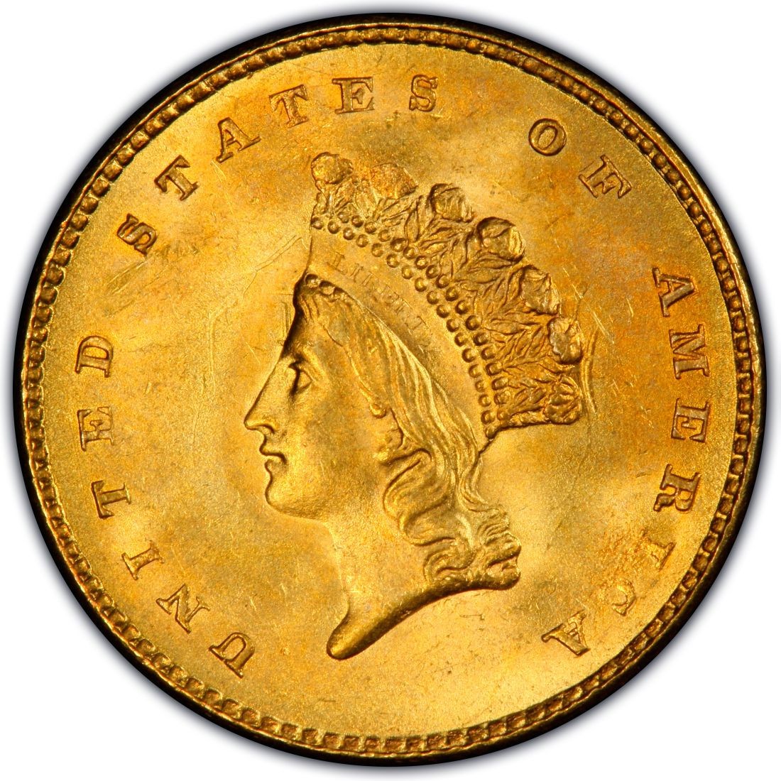 1854 Small Head Indian Princess Gold Dollar Values and Prices