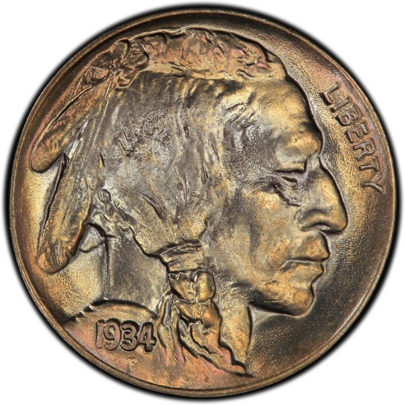 1934 Buffalo Nickel Values And Prices Past Sales CoinValues