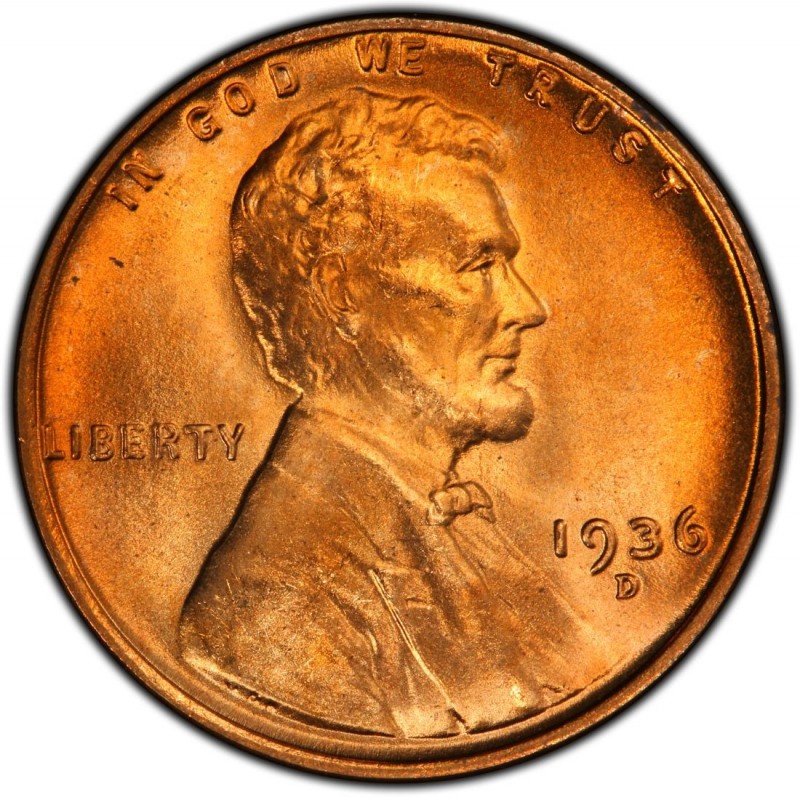 1936 Lincoln Wheat Pennies 63 1393631242 