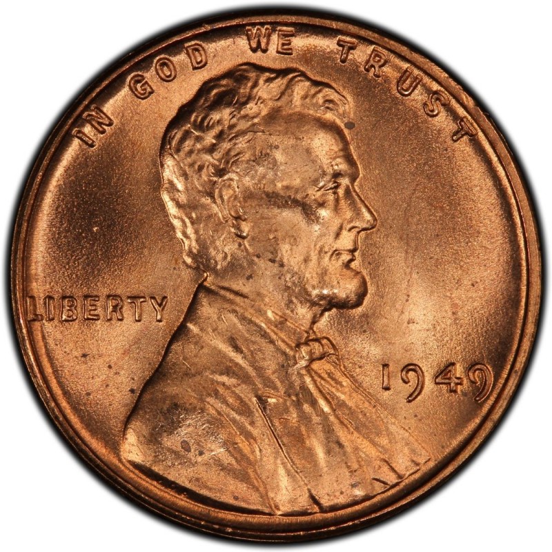 1949 Lincoln Wheat Pennies Values and Prices Past Sales