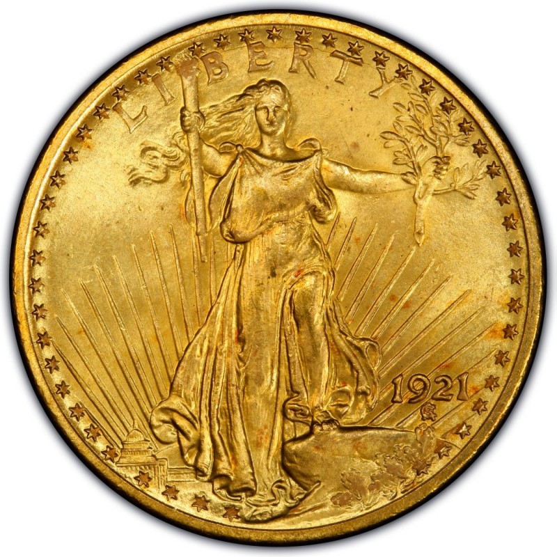 1921 Saint-Gaudens Double Eagle Values and Prices - Past Sales | CoinValues.com