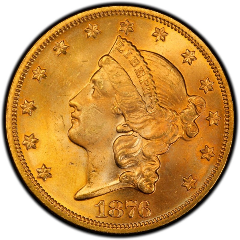 1876 Liberty Head Double Eagle Values and Prices - Past Sales | CoinValues.com