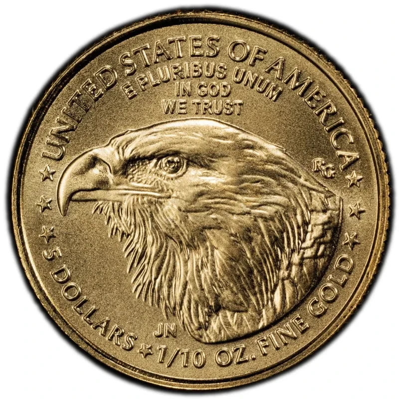 1/10-Ounce $5 American Gold Eagle Values - Live Pricing
