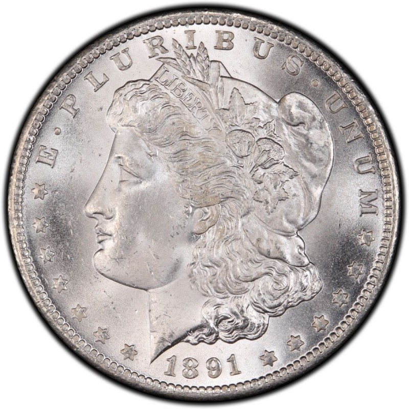 1891 Morgan Silver Dollar Values and Prices Past Sales