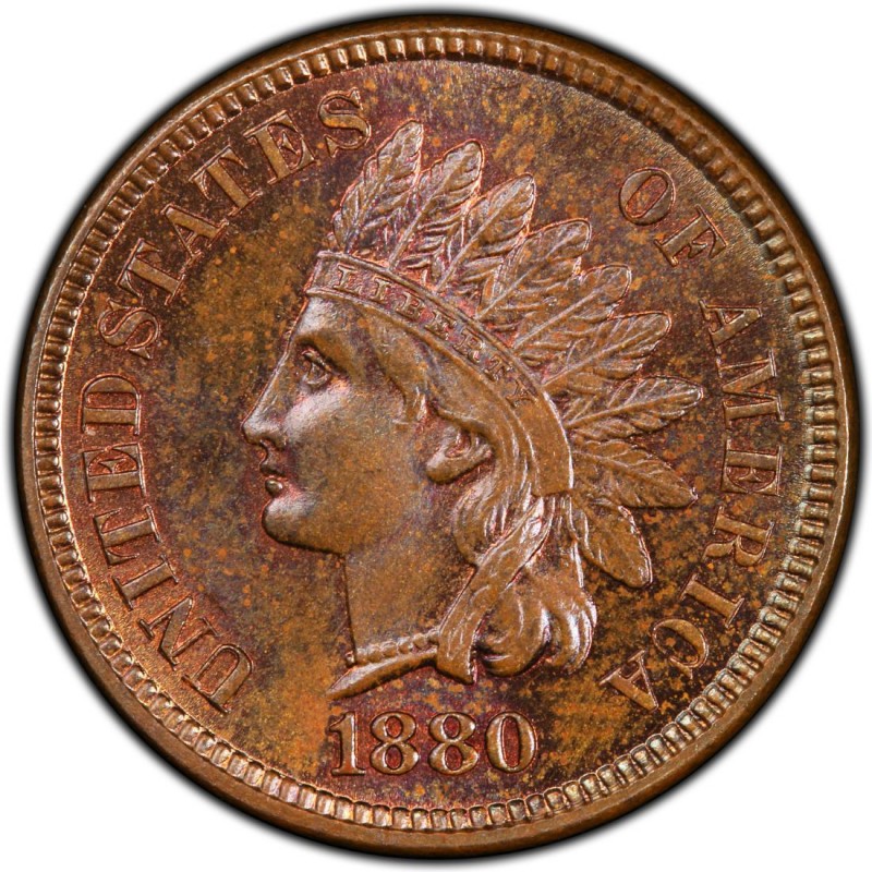 Collectible Currencies 1880 Thru 1899 Various Indian Head Pennies 5 