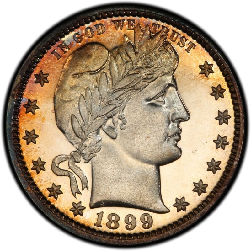 1899-S Barber Silver Quarter G Uncertified 