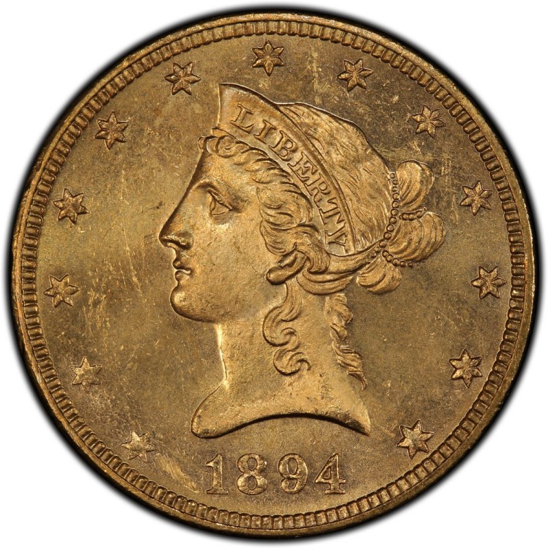 1894 Liberty Head $10 Gold Eagle Values and Prices - Past Sales | CoinValues.com