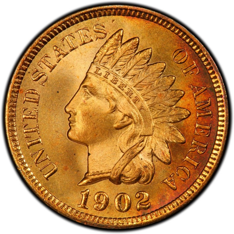 1902 Indian Head Pennies Values and Prices Past Sales