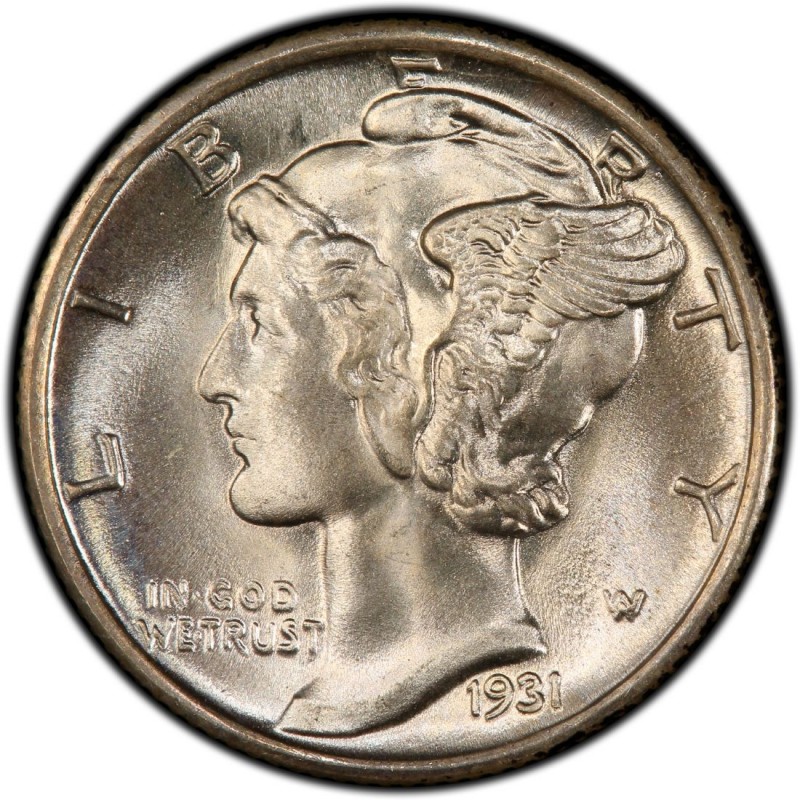 1941 Mercury Dime - Beautiful Toning !