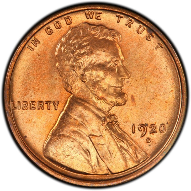 1920 Lincoln Wheat Pennies Values and Prices Past Sales