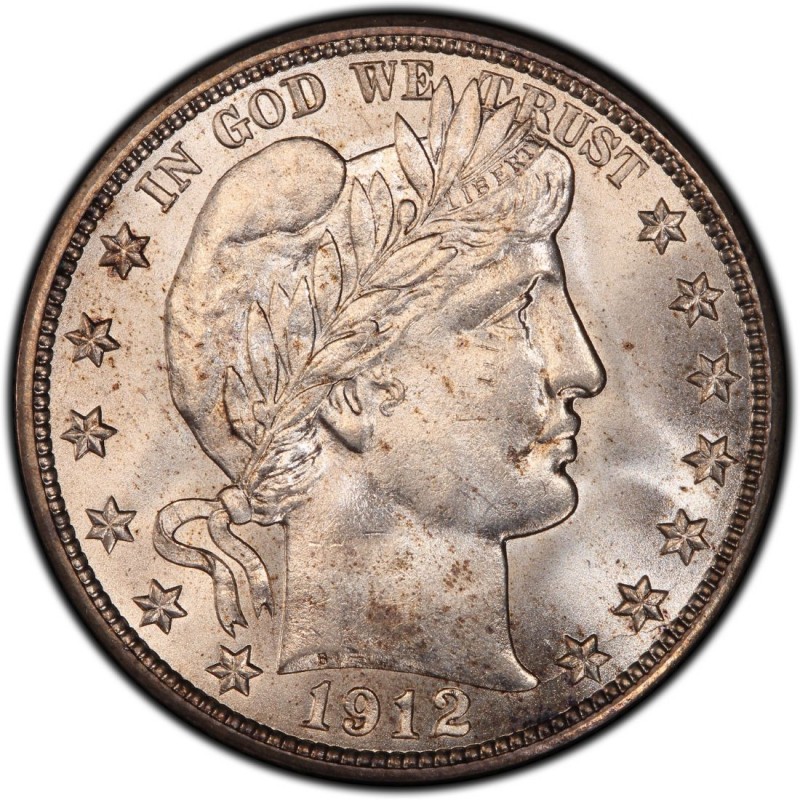 1912 Barber Half Dollar Values and Prices Past Sales