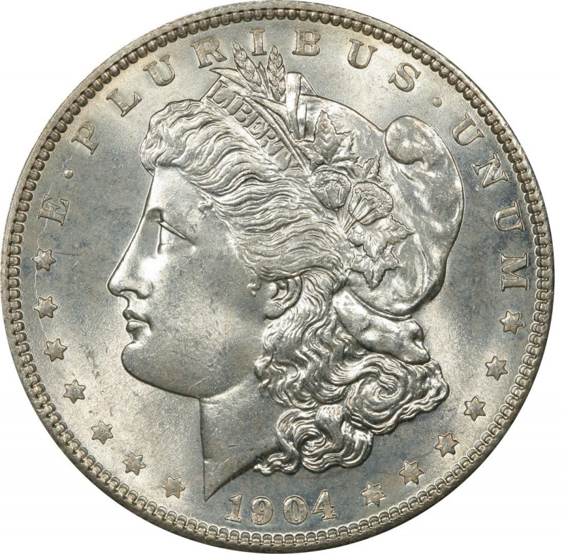 1904 Morgan Silver Dollar Values and Prices - Past Sales | CoinValues.com