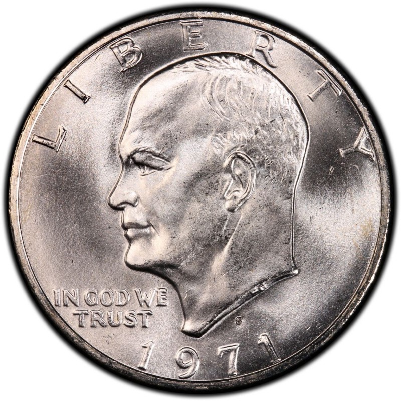 value of 1972 eisenhower silver dollars