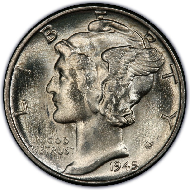 1945 Mercury Dime Values and Prices Past Sales