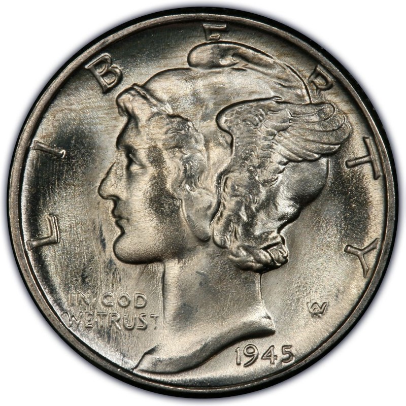 1945 Mercury Dime Values And Prices Past Sales CoinValues