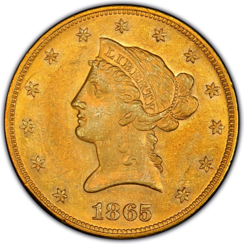 1865 Liberty Head $10 Gold Eagle Values and Prices - Past Sales | CoinValues.com