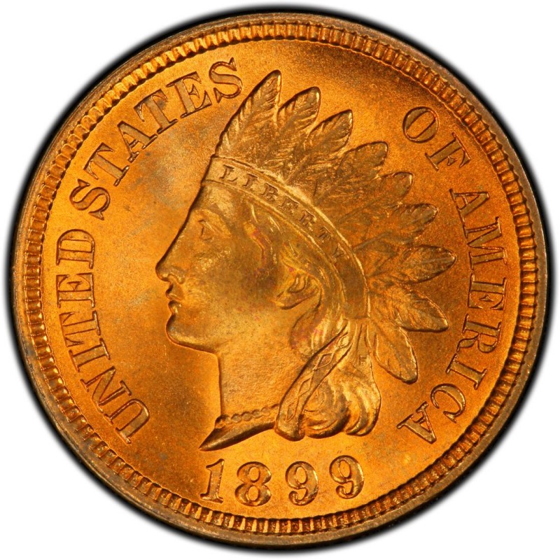 1899 Indian Head Pennies Values and Prices - Past Sales | CoinValues.com