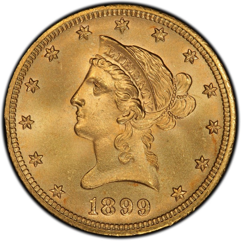 1899 Liberty Head $10 Gold Eagle Values and Prices - Past Sales | CoinValues.com