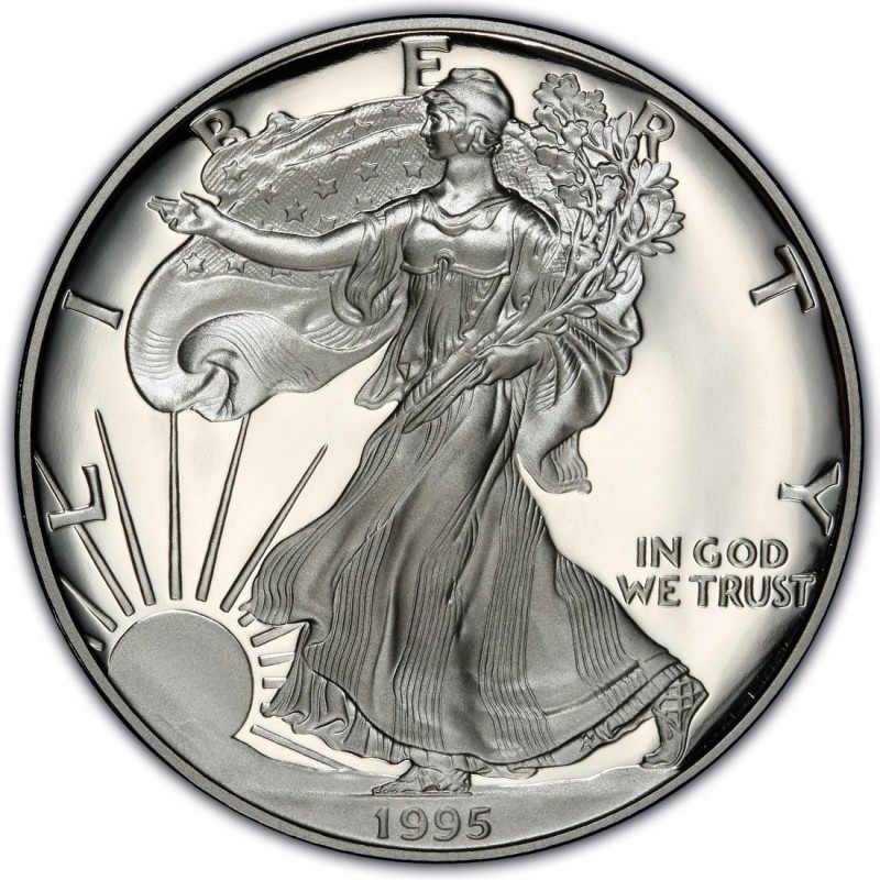 1995 American Silver Eagle Values and Prices CoinValues