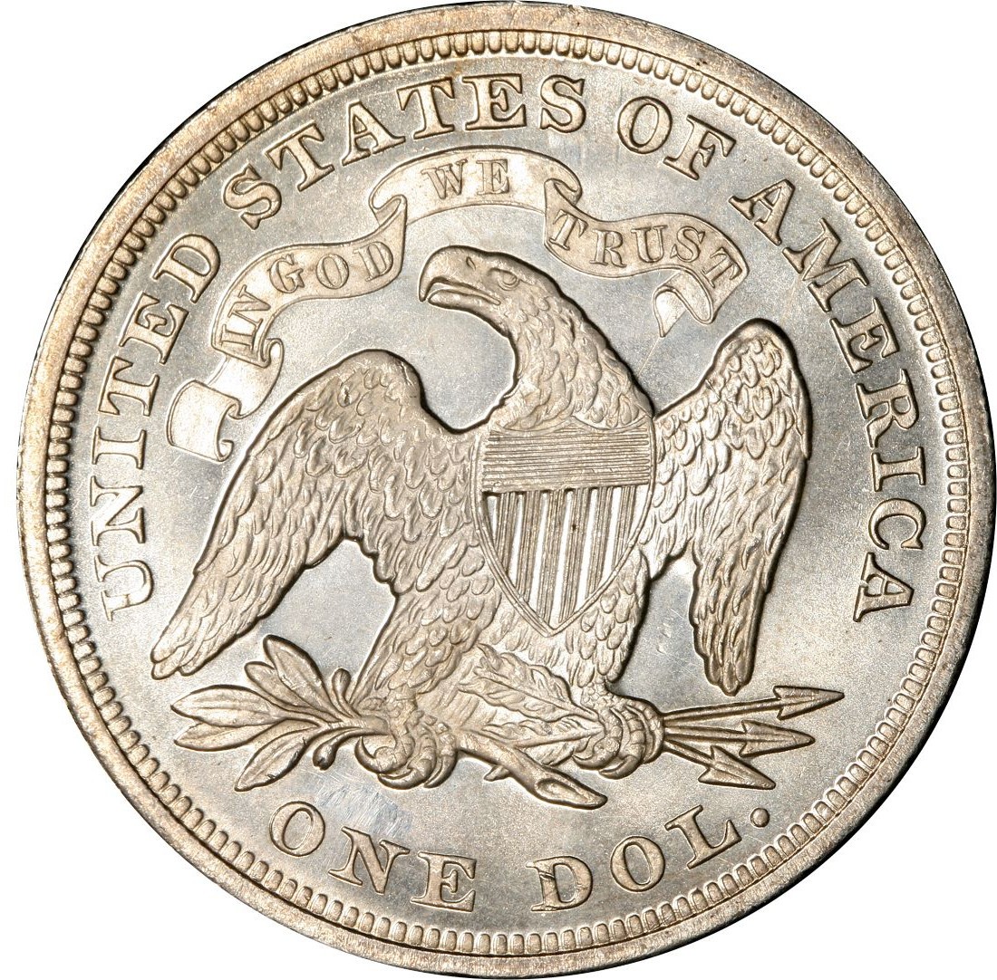 1871 Seated Liberty Silver Dollar Values and Prices - Past Sales