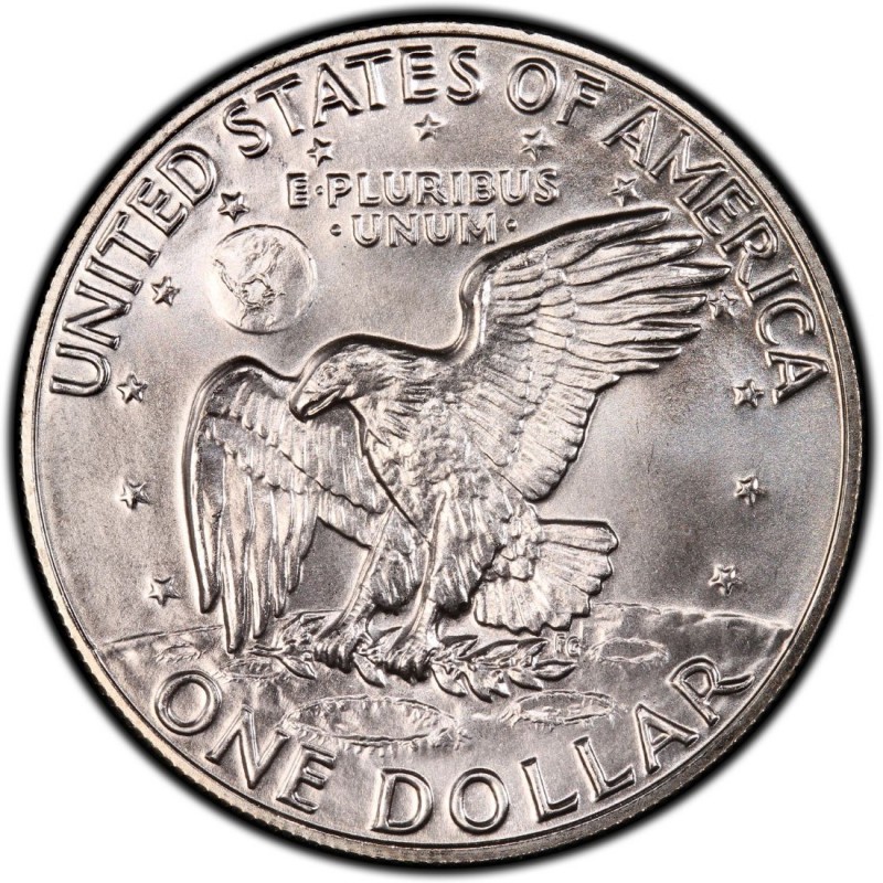 1971-S 1974-S US Eisenhower Silver Dollar 4-Coin Set $1 NGC Gem Uncirculated