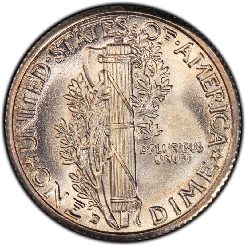 thumbnail image 2 of 1934 Mercury Silver Dime – Good / Very Good Condition, Uncertified, Free Shipping 2 of 6