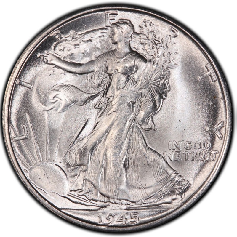 1919-D Walking Liberty 50 Cents (Half Dollar)