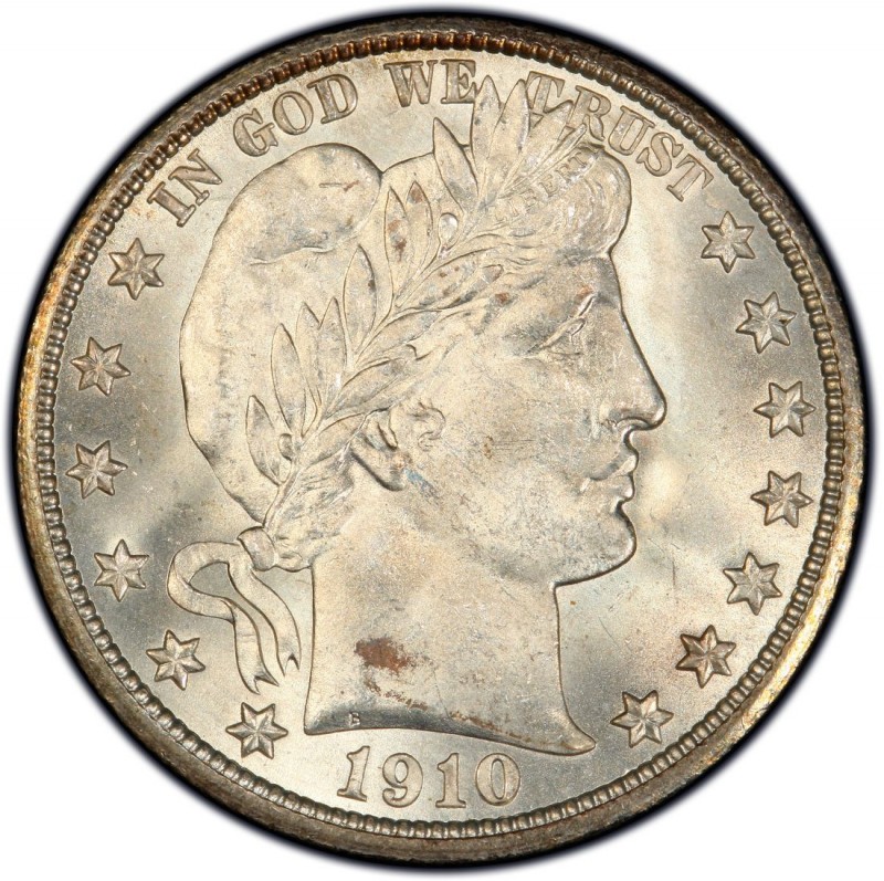 1910 Barber Half Dollar Values and Prices - Past Sales | CoinValues.com