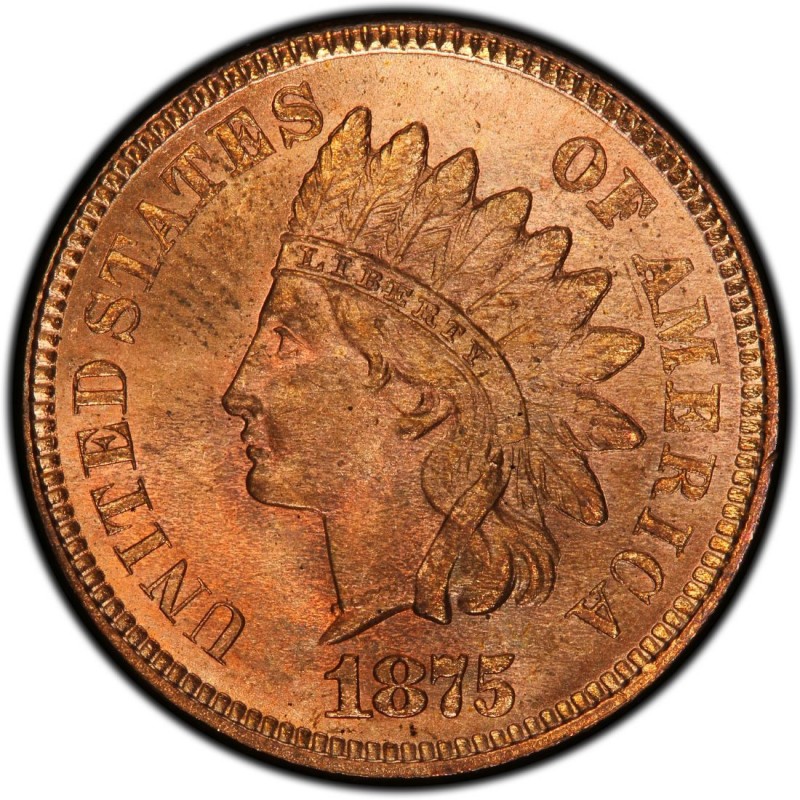 1875 Indian Head Pennies Values And Prices Past Sales CoinValues