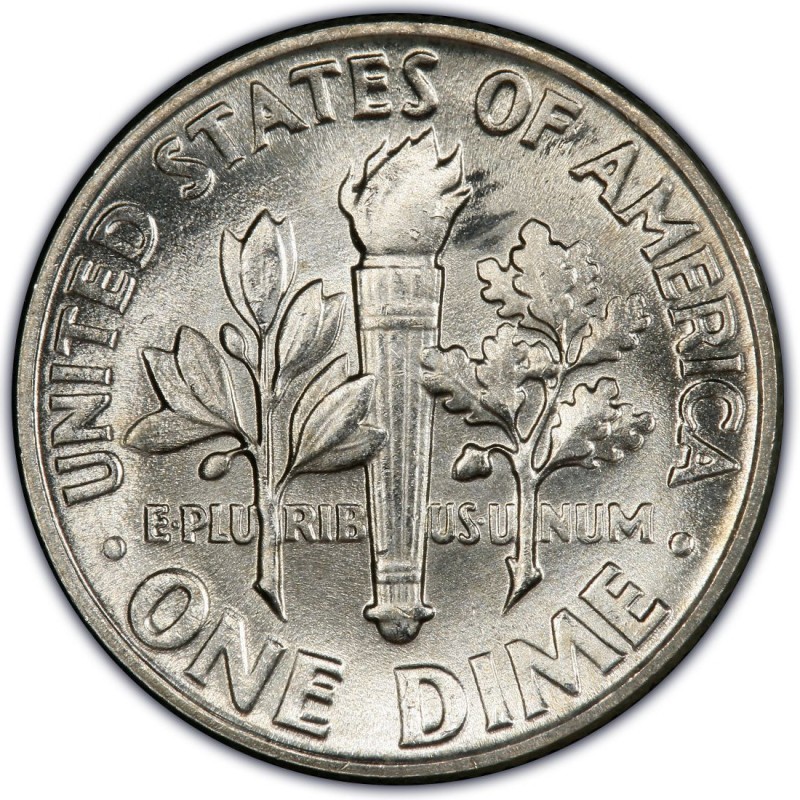 1954 Roosevelt Dime Values and Prices Past Sales