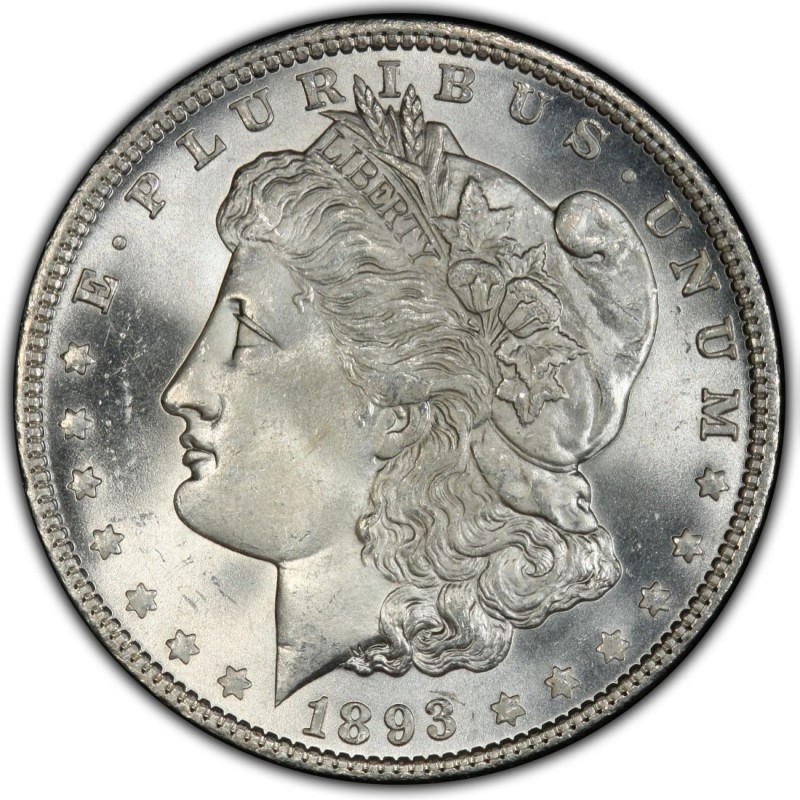 1893 Morgan Silver Dollar Values and Prices - Past Sales | CoinValues.com