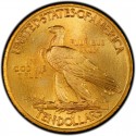 1908 Indian Head Gold $10 Eagle Value