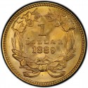 1889 Large Head Indian Princess Gold Dollar Values