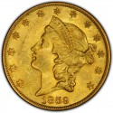 1859 Liberty Head Double Eagle