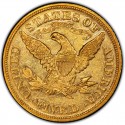 1869 Liberty Head Half Eagles values