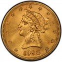 1898 Liberty Head $10 Gold Eagle