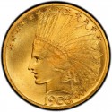 1908 Indian Head Gold $10 Eagle