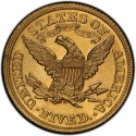 1875 Liberty Head Half Eagles values