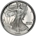 1990 American Silver Eagle Value