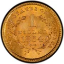 1854 Liberty Head Gold $1 Coin Value