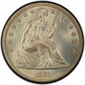 1861 Seated Liberty Silver Dollar