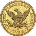 1854 Liberty Head Half Eagles values