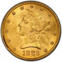 1883 Liberty Head $10 Gold Eagle