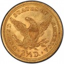 1862 Liberty Head $2.50 Gold Quarter Eagle Coin Values