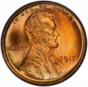 1917 Lincoln Wheat Pennies