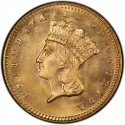 1879 Large Head Indian Princess Gold Dollar